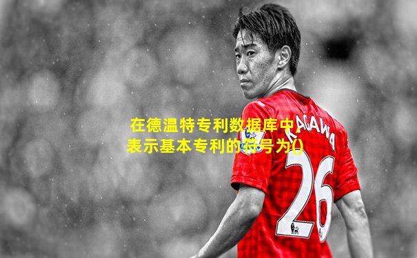 在德温特专利数据库中,表示基本专利的符号为()