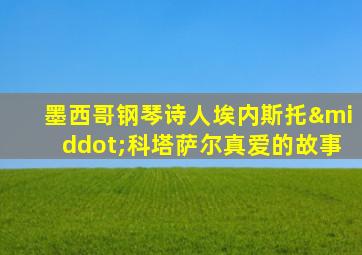 墨西哥钢琴诗人埃内斯托·科塔萨尔真爱的故事